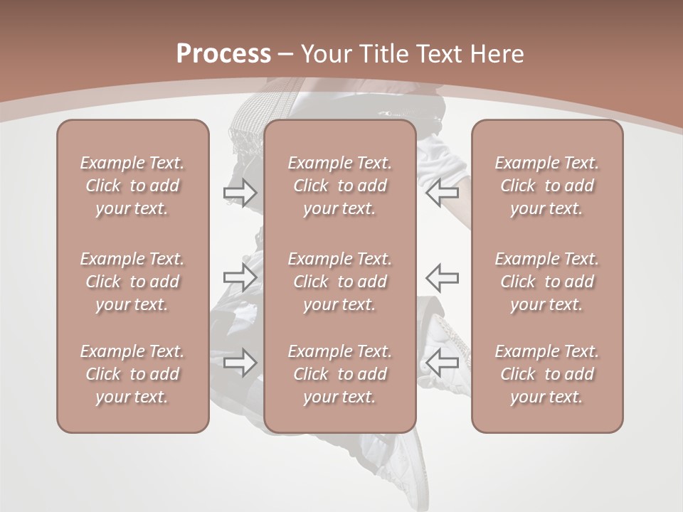 Agility Posing Breakdancer PowerPoint Template