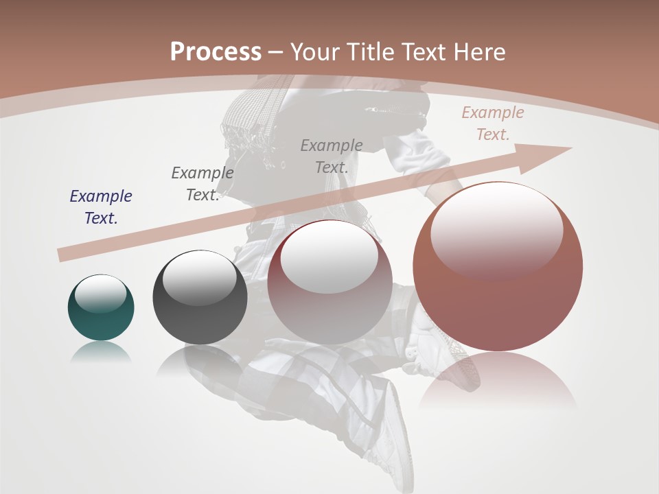 Agility Posing Breakdancer PowerPoint Template