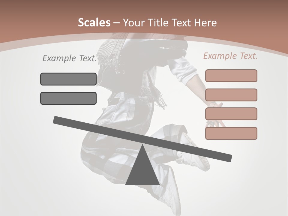 Agility Posing Breakdancer PowerPoint Template