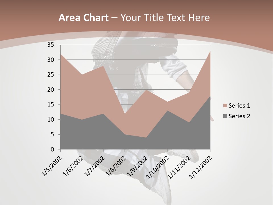 Agility Posing Breakdancer PowerPoint Template