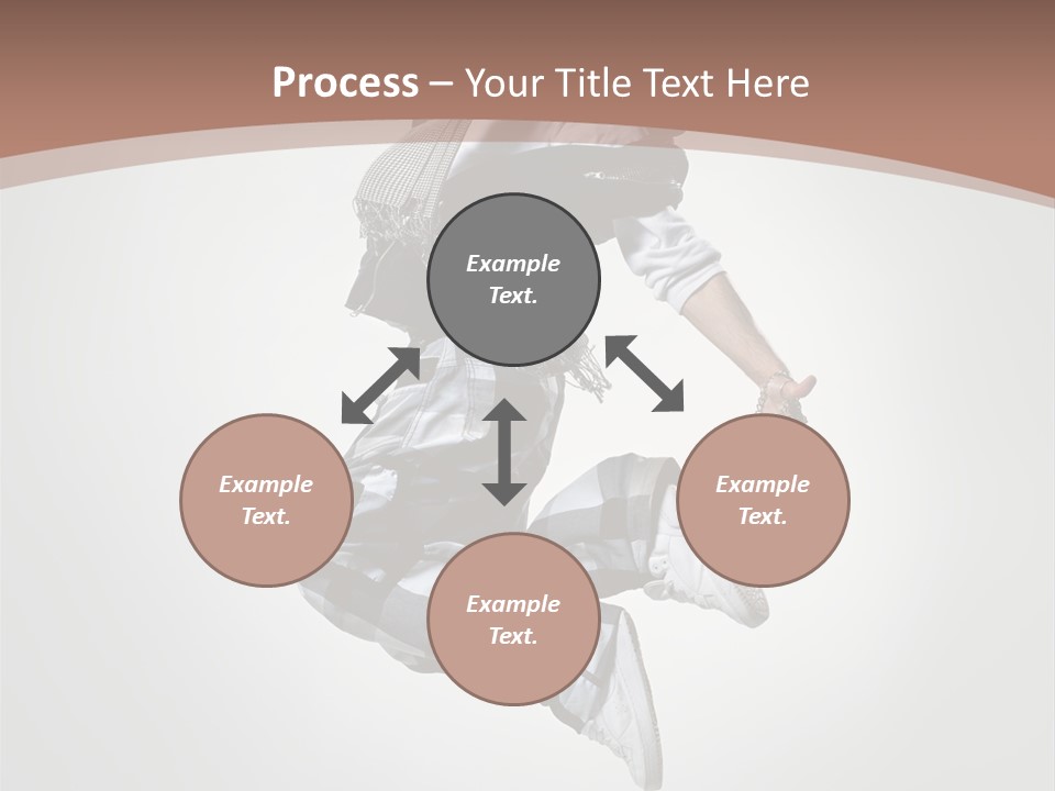 Agility Posing Breakdancer PowerPoint Template