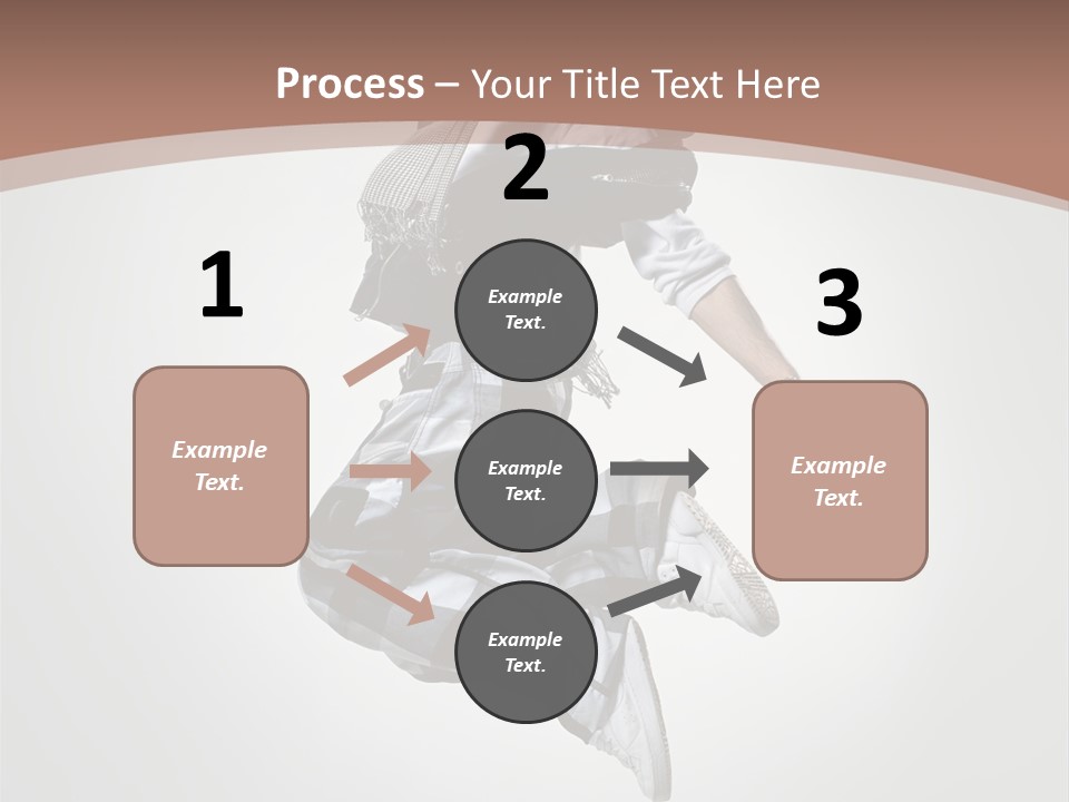 Agility Posing Breakdancer PowerPoint Template