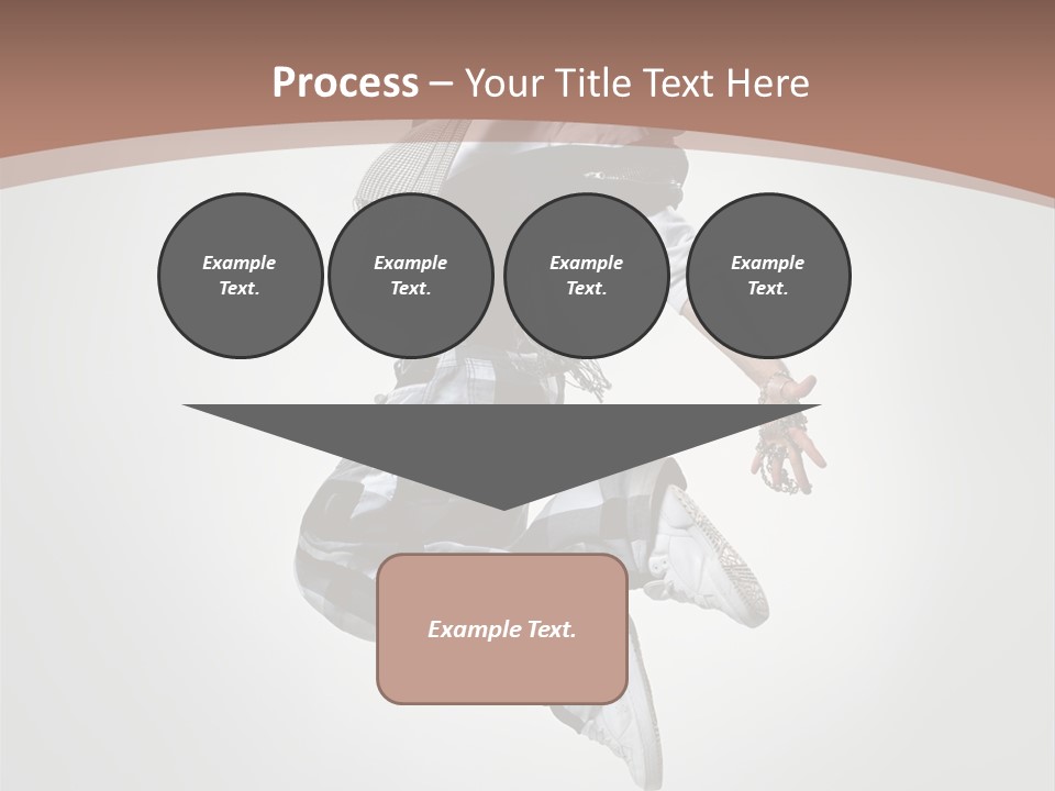 Agility Posing Breakdancer PowerPoint Template