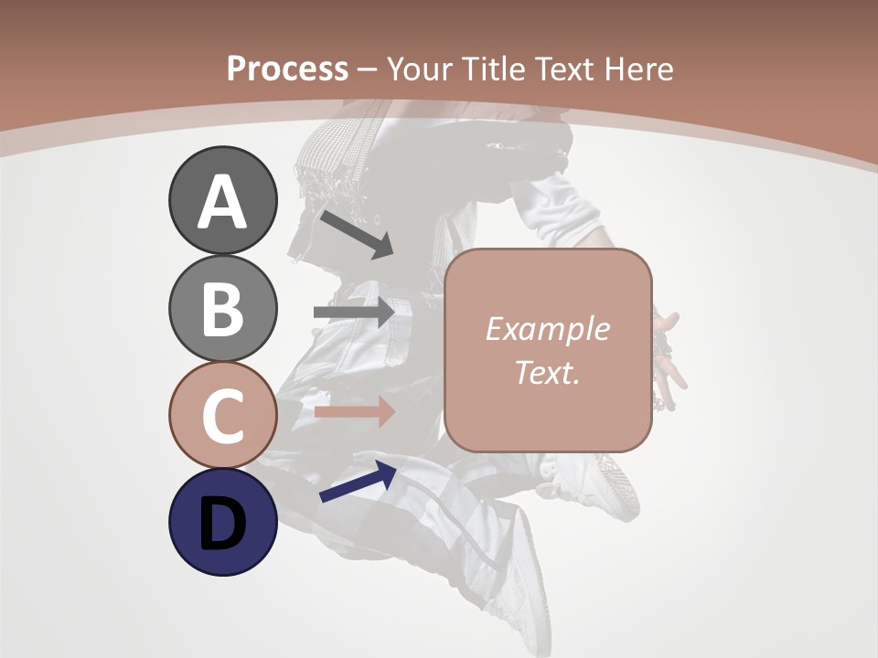 Agility Posing Breakdancer PowerPoint Template