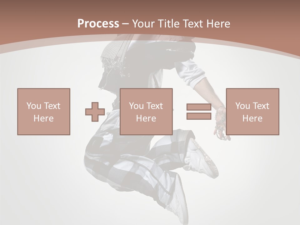 Agility Posing Breakdancer PowerPoint Template