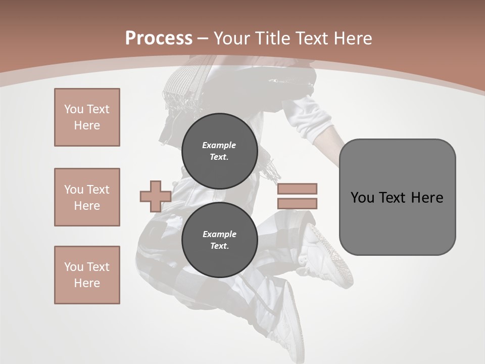 Agility Posing Breakdancer PowerPoint Template