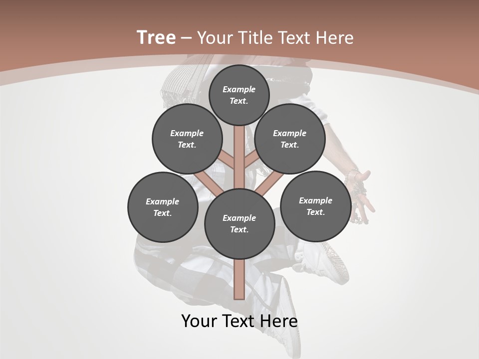 Agility Posing Breakdancer PowerPoint Template