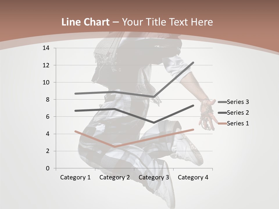 Agility Posing Breakdancer PowerPoint Template