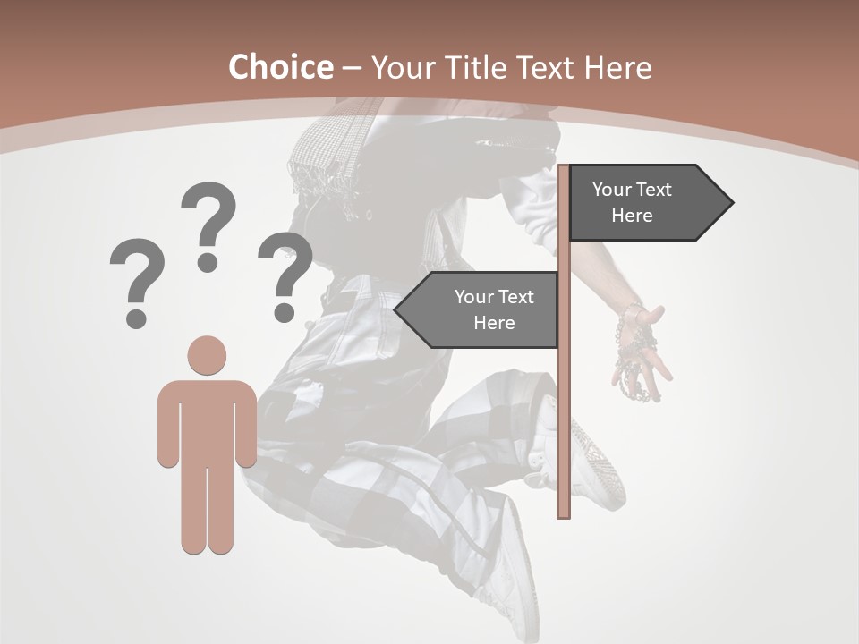 Agility Posing Breakdancer PowerPoint Template