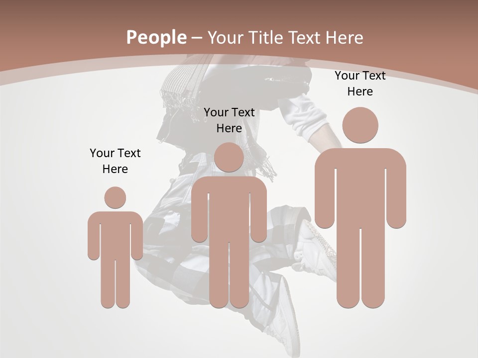 Agility Posing Breakdancer PowerPoint Template