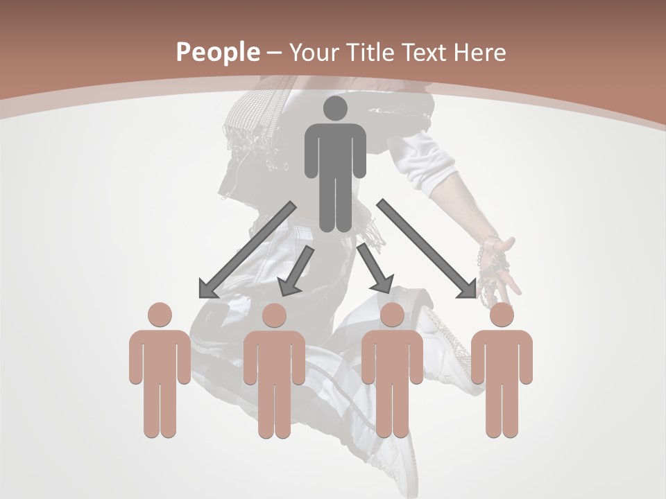 Agility Posing Breakdancer PowerPoint Template