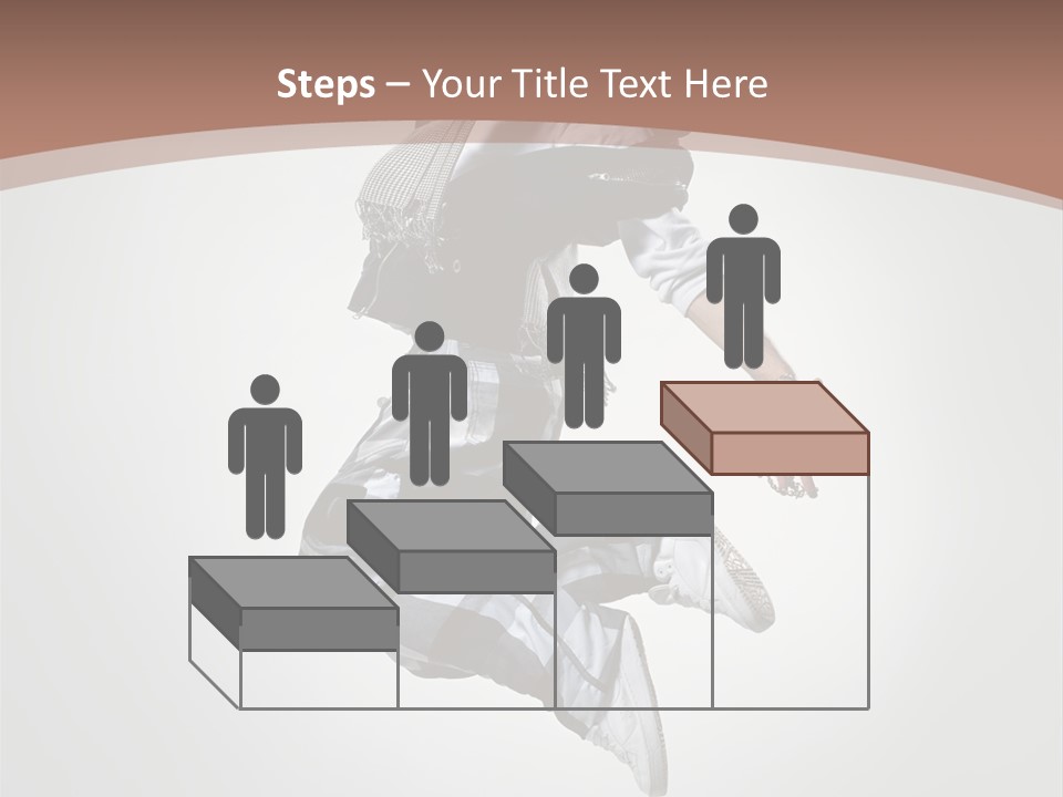 Agility Posing Breakdancer PowerPoint Template