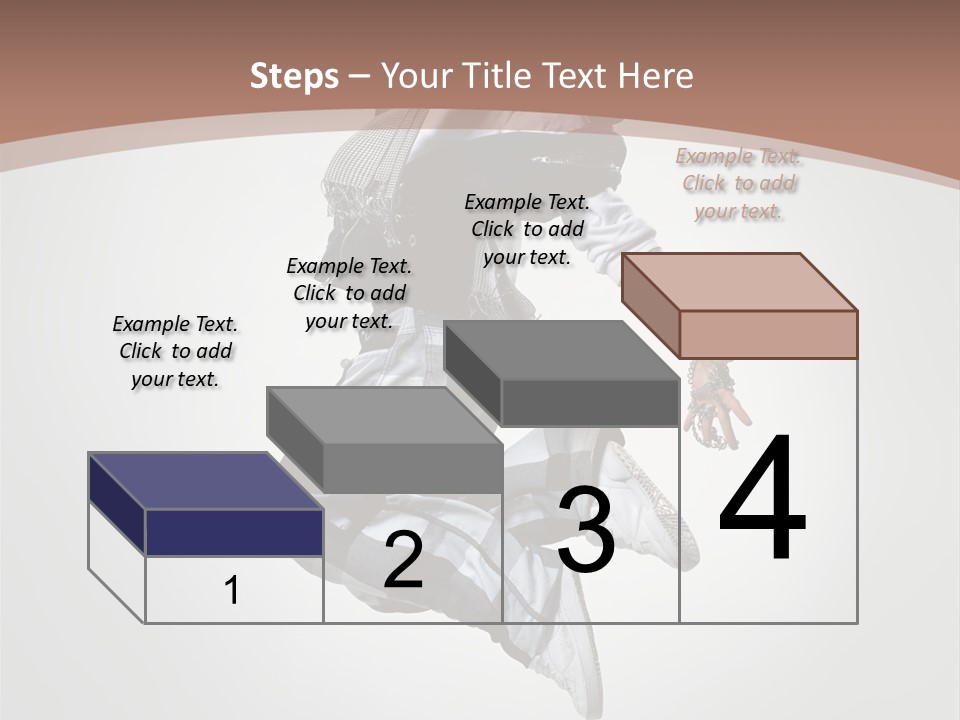 Agility Posing Breakdancer PowerPoint Template