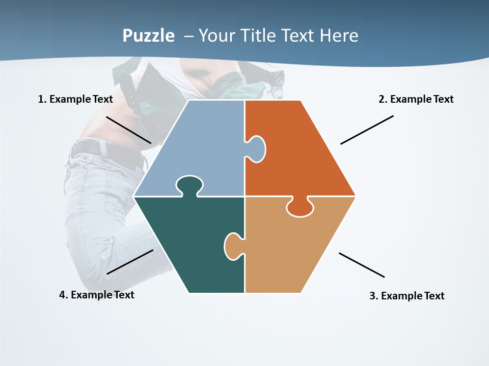 Girl Woman Fun PowerPoint Template