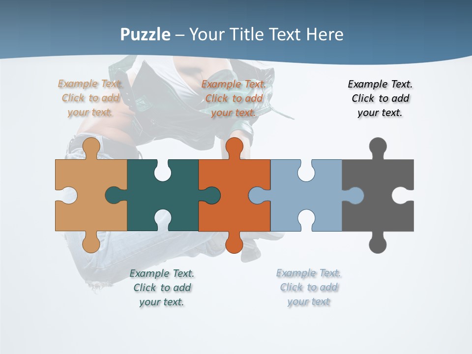 Girl Woman Fun PowerPoint Template