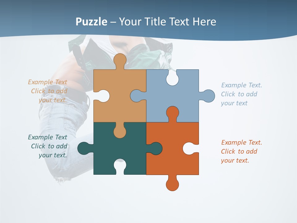 Girl Woman Fun PowerPoint Template