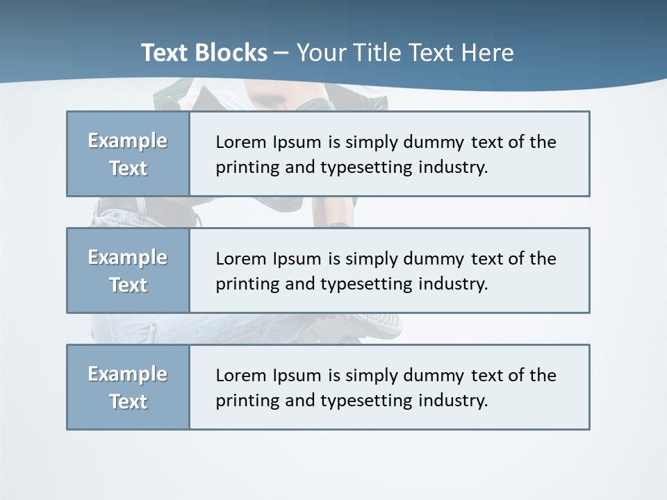 Girl Woman Fun PowerPoint Template