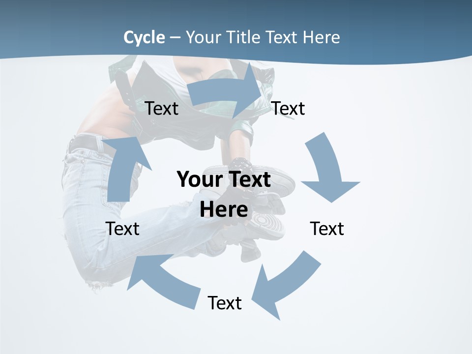 Girl Woman Fun PowerPoint Template