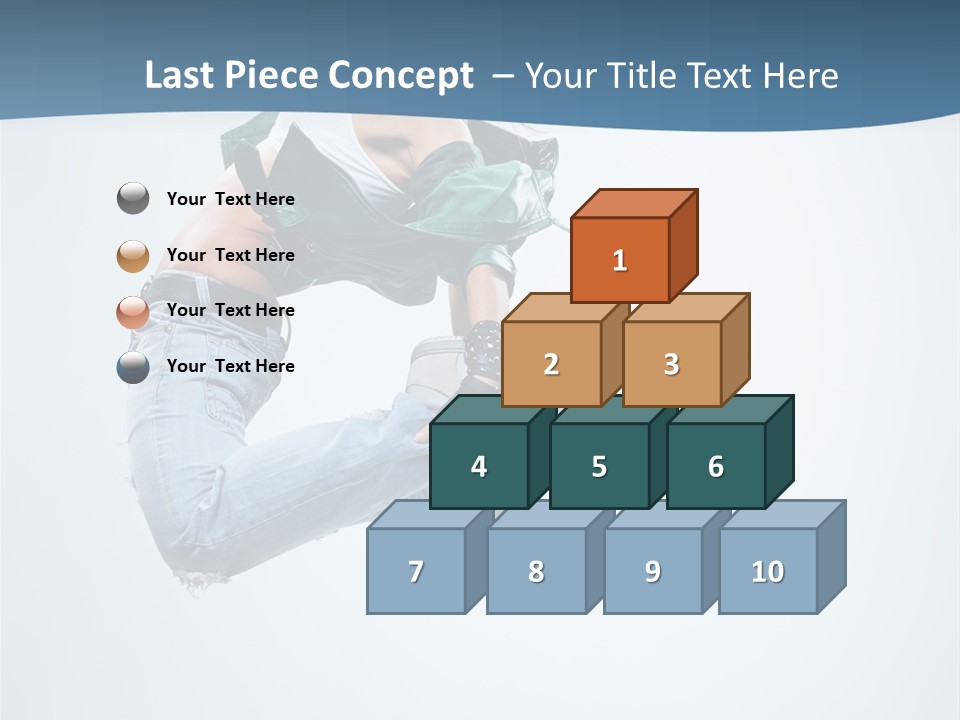 Girl Woman Fun PowerPoint Template