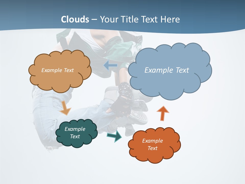 Girl Woman Fun PowerPoint Template