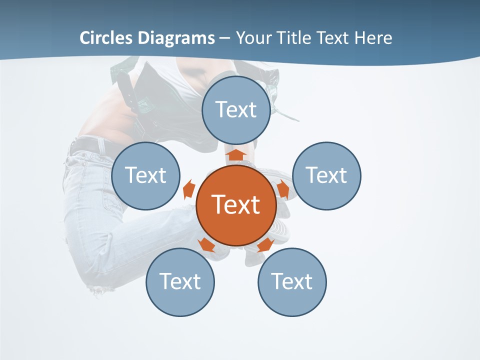 Girl Woman Fun PowerPoint Template