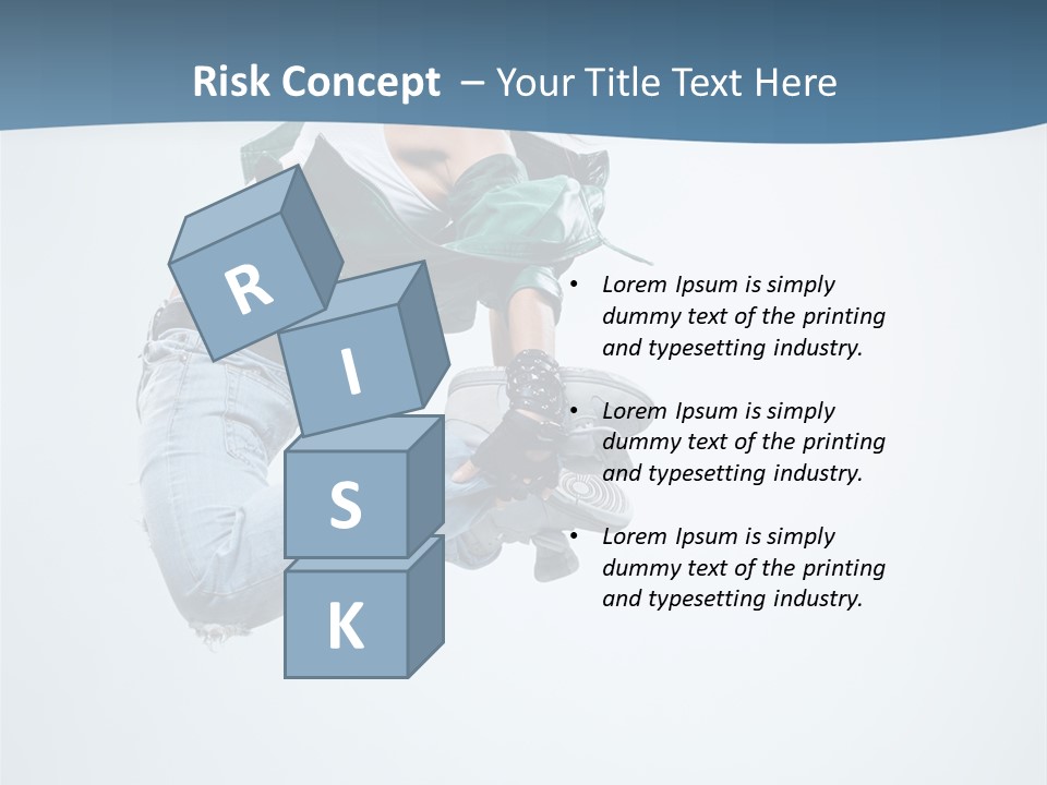 Girl Woman Fun PowerPoint Template