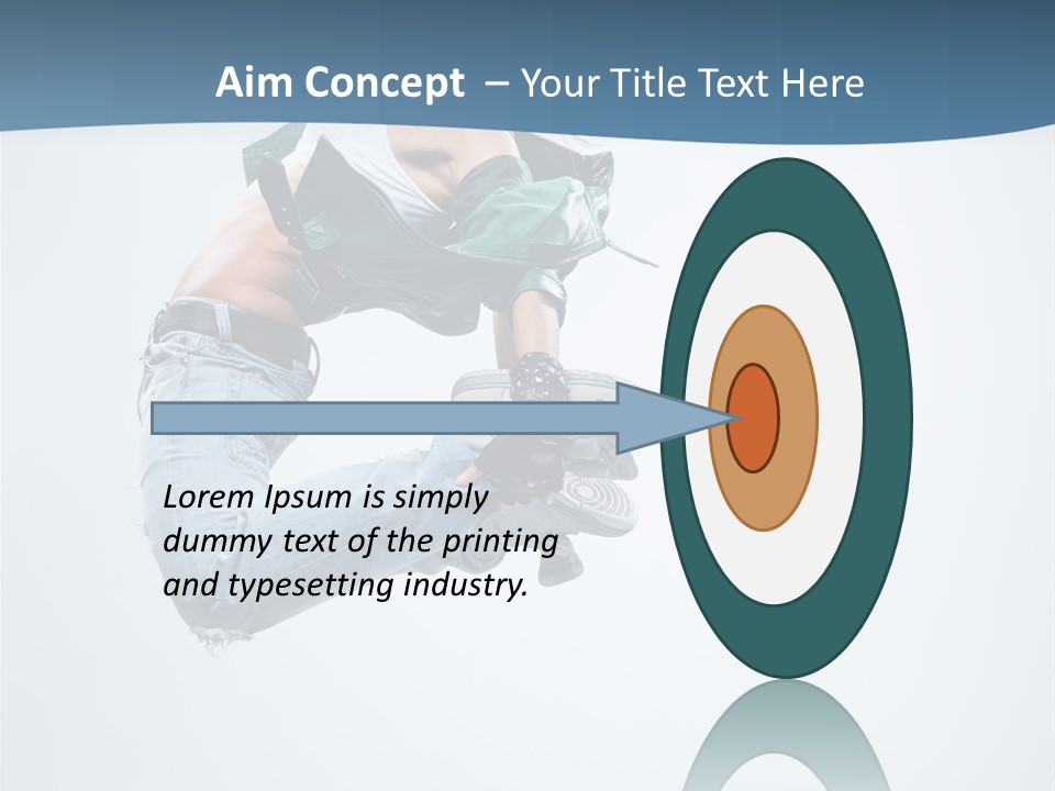 Girl Woman Fun PowerPoint Template