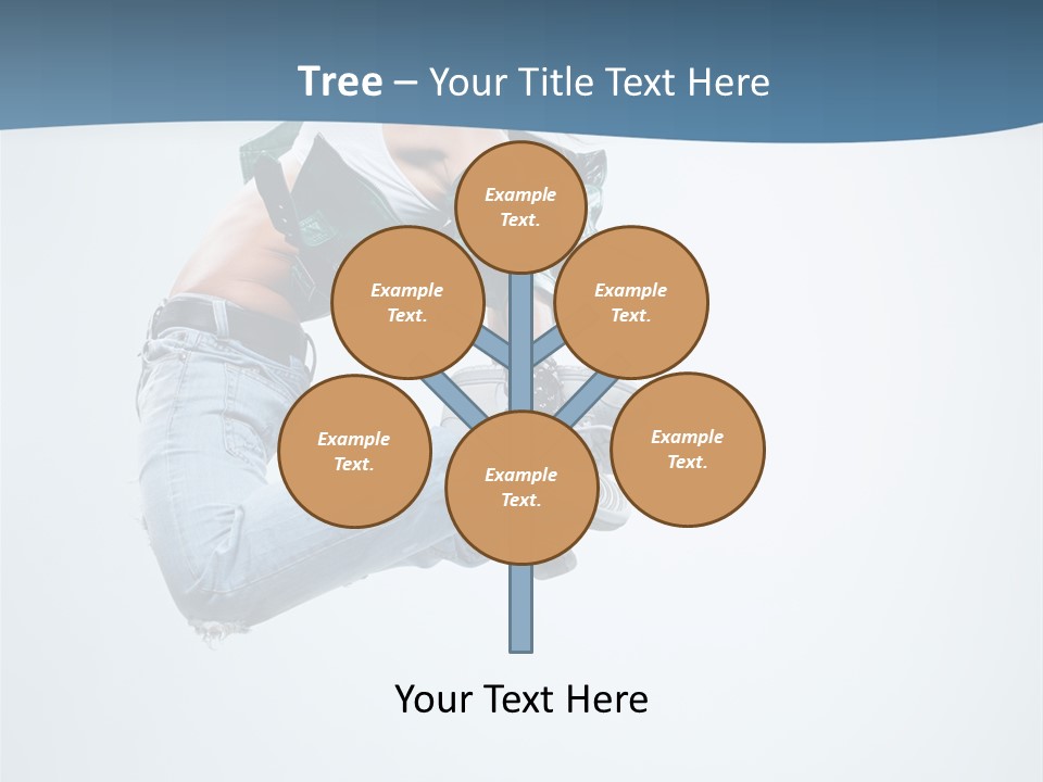 Girl Woman Fun PowerPoint Template