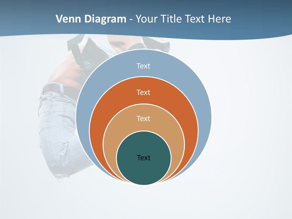 Girl Woman Fun PowerPoint Template