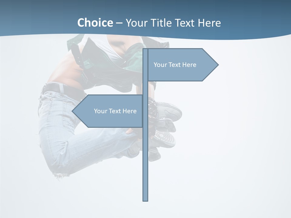 Girl Woman Fun PowerPoint Template