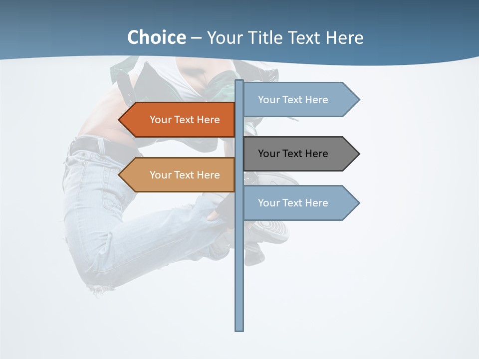 Girl Woman Fun PowerPoint Template