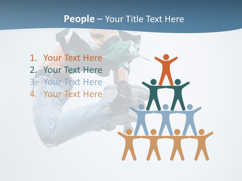 Girl Woman Fun PowerPoint Template