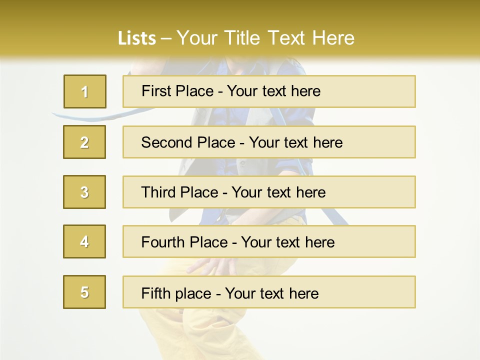 Lifestyle Human Fashion PowerPoint Template