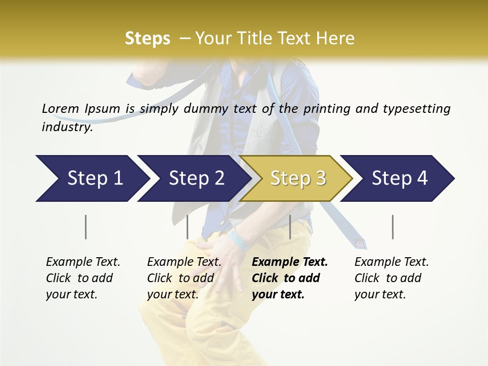 Lifestyle Human Fashion PowerPoint Template
