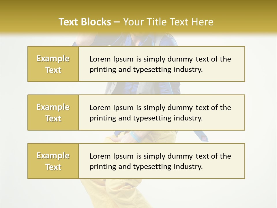 Lifestyle Human Fashion PowerPoint Template