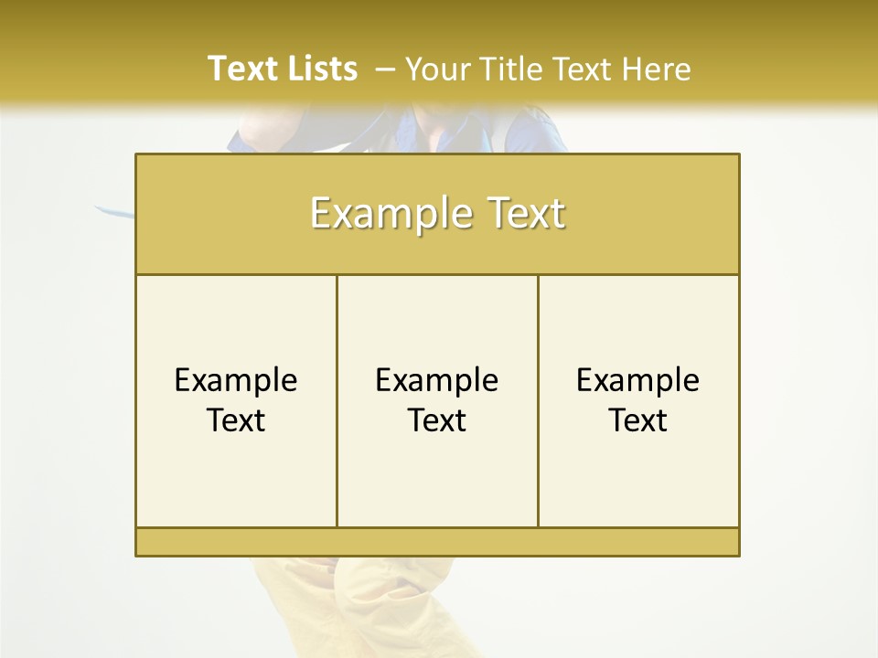 Lifestyle Human Fashion PowerPoint Template