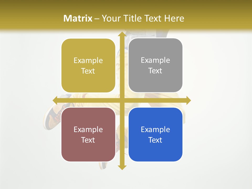 Exercising Posing Fitness PowerPoint Template