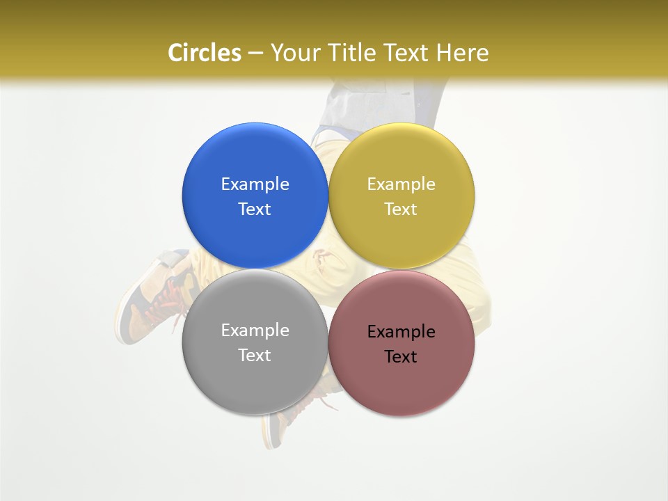 Exercising Posing Fitness PowerPoint Template