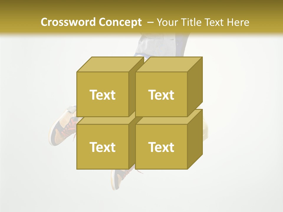 Exercising Posing Fitness PowerPoint Template