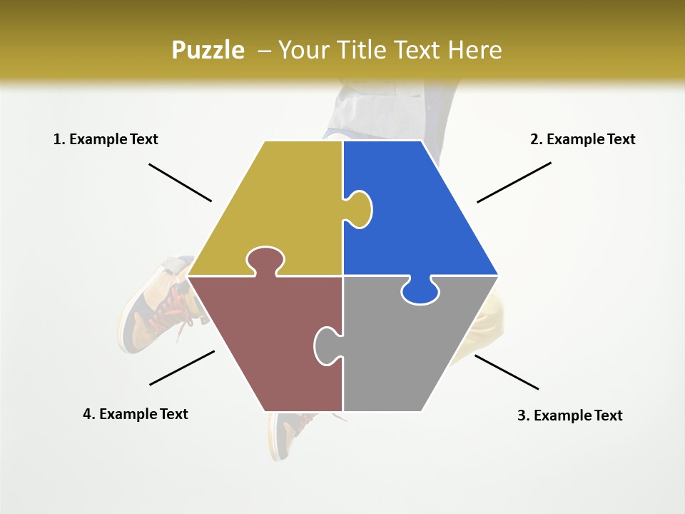 Exercising Posing Fitness PowerPoint Template