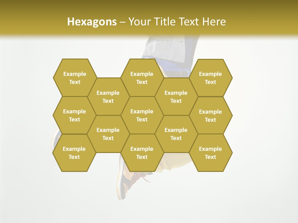 Exercising Posing Fitness PowerPoint Template