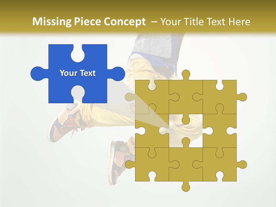 Exercising Posing Fitness PowerPoint Template