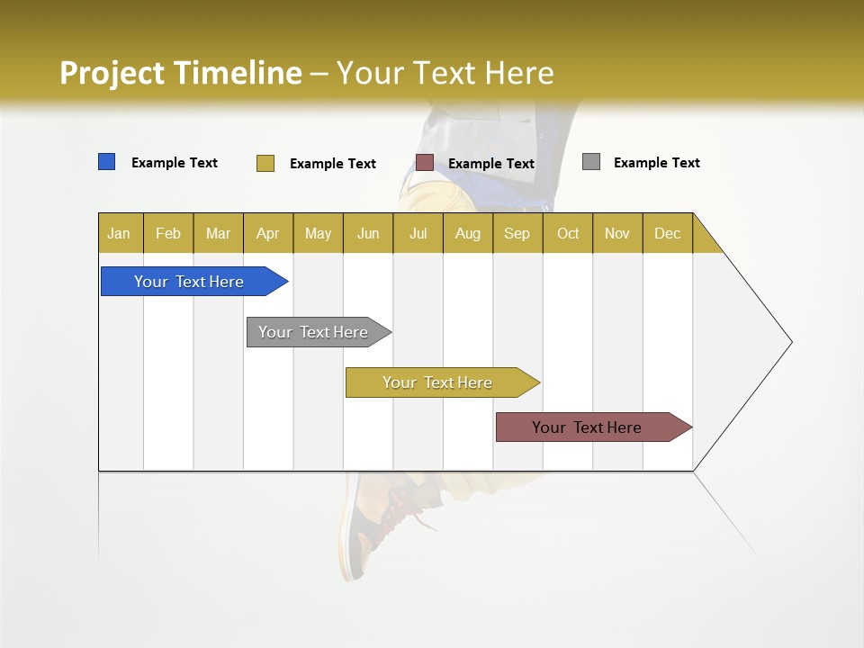 Exercising Posing Fitness PowerPoint Template