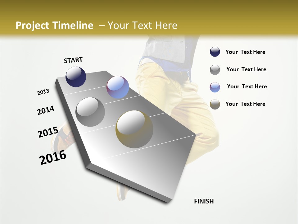 Exercising Posing Fitness PowerPoint Template