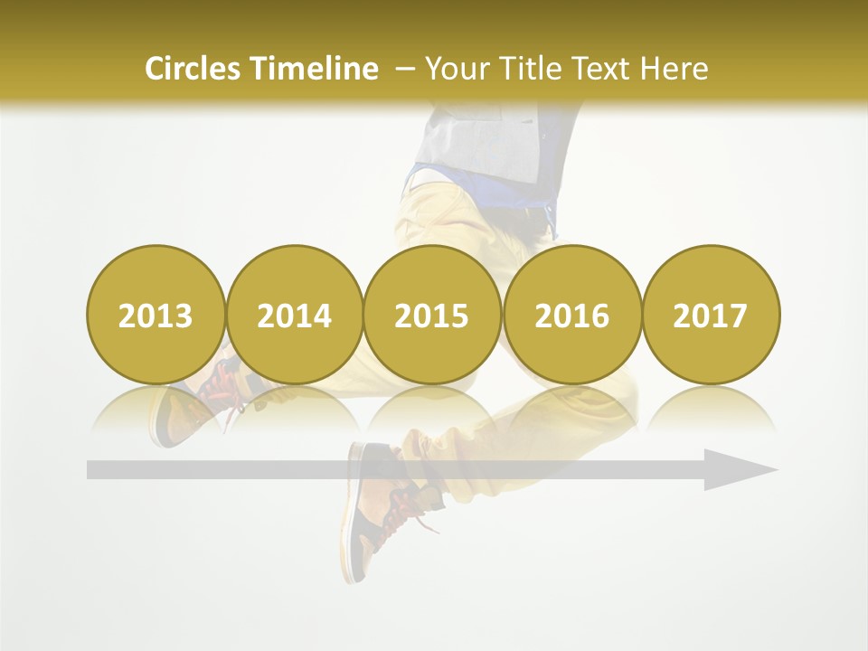 Exercising Posing Fitness PowerPoint Template