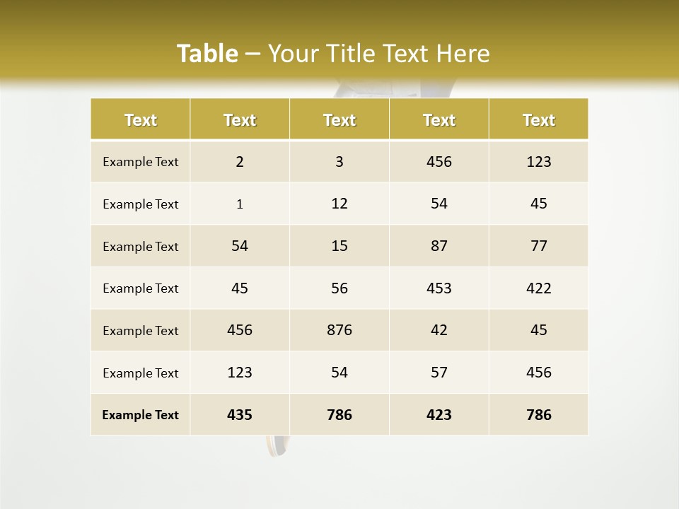 Exercising Posing Fitness PowerPoint Template