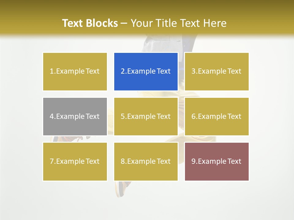 Exercising Posing Fitness PowerPoint Template