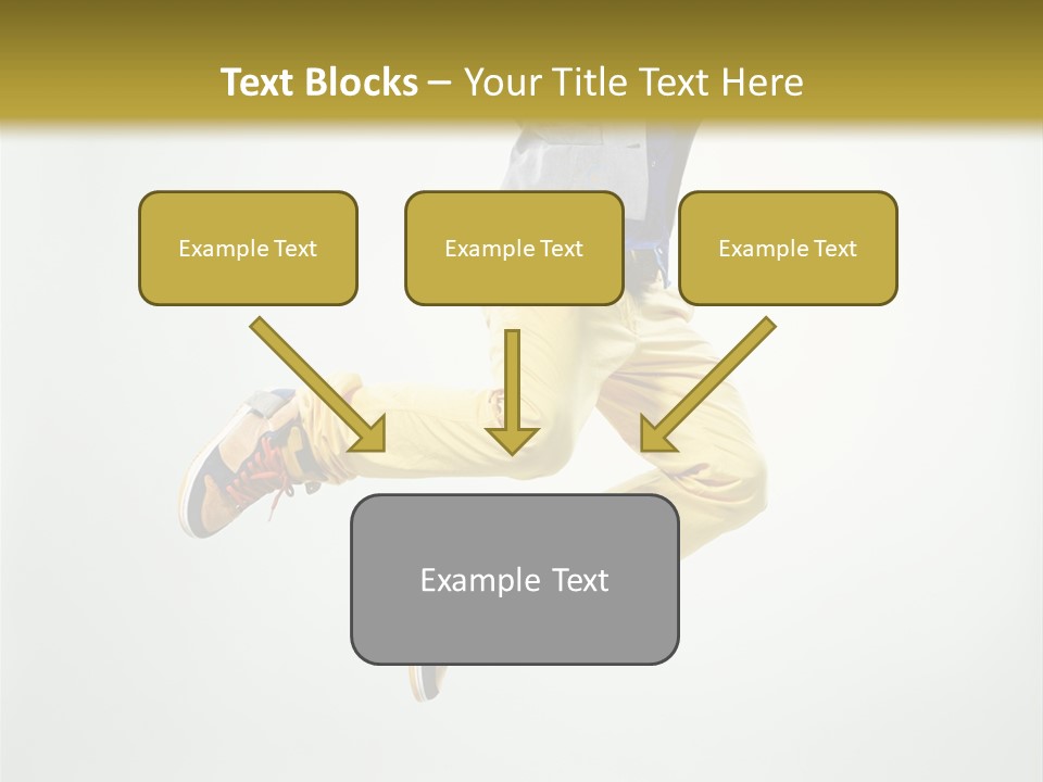Exercising Posing Fitness PowerPoint Template