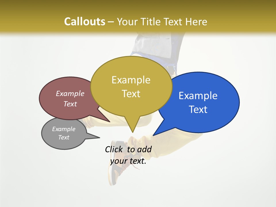 Exercising Posing Fitness PowerPoint Template