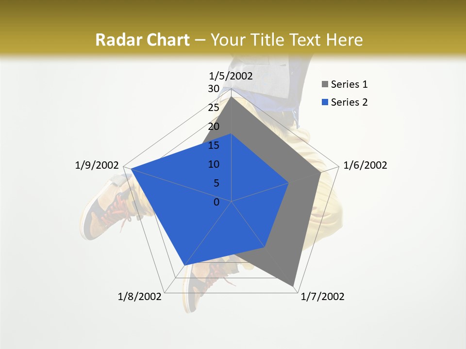 Exercising Posing Fitness PowerPoint Template